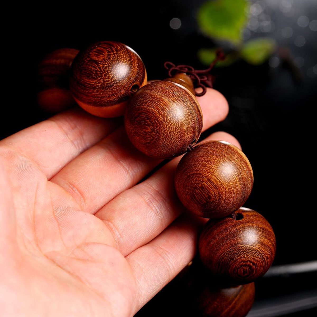 bnlf 金丝檀木手串25mm10颗爸爸男友生日礼物