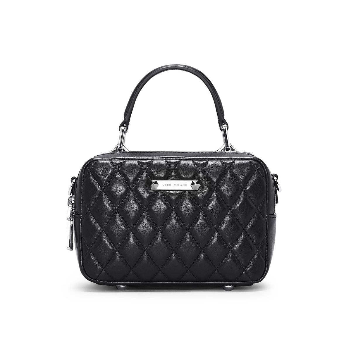 verri女包专场 verri 经典迷你可爱菱格双面单肩女包