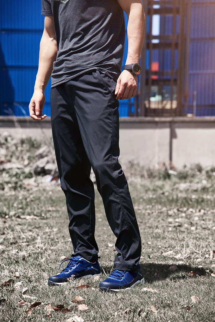 18年防晒舒适 男款黑色户外休闲长裤