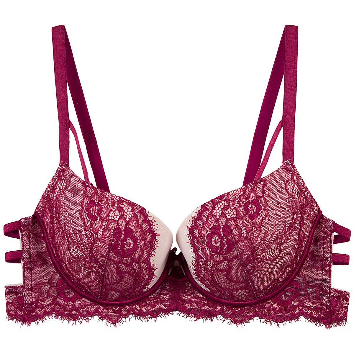 【美背文胸】布迪设计性感美背睫毛蕾丝小胸聚拢文胸女士内衣胸罩