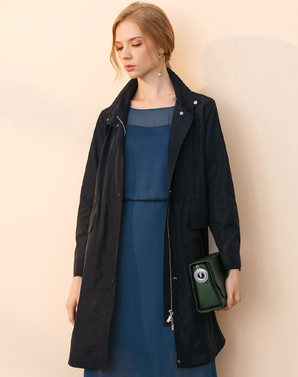 敦奴时尚通勤女款风衣