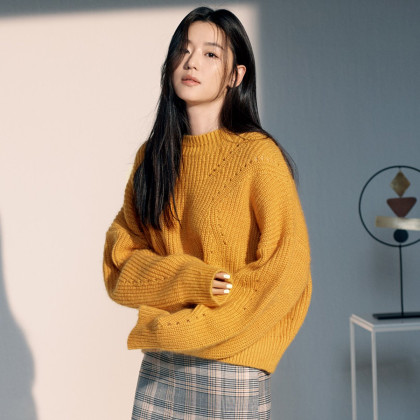 【全智贤同款】2018秋季新款韩版女装毛衣春秋冬装简约学院风显瘦时尚