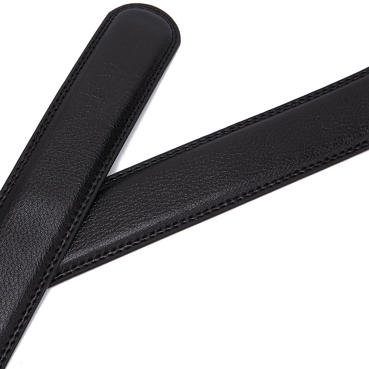 男款牛皮耐用皮带休闲裤带皮带男士合金自动扣腰带男式皮带