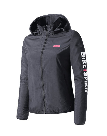 &yen;鸿星尔克(erke)秋冬女士棉服保暖休闲防风运动服常规型常规款