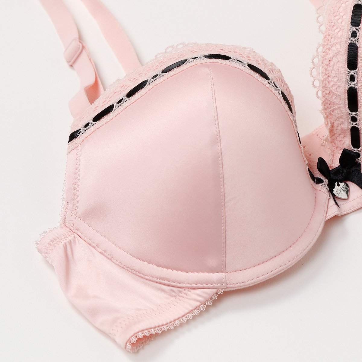 爱美丽imis 爱慕旗下光面花边优雅中厚杯性感文胸内衣女聚拢胸罩