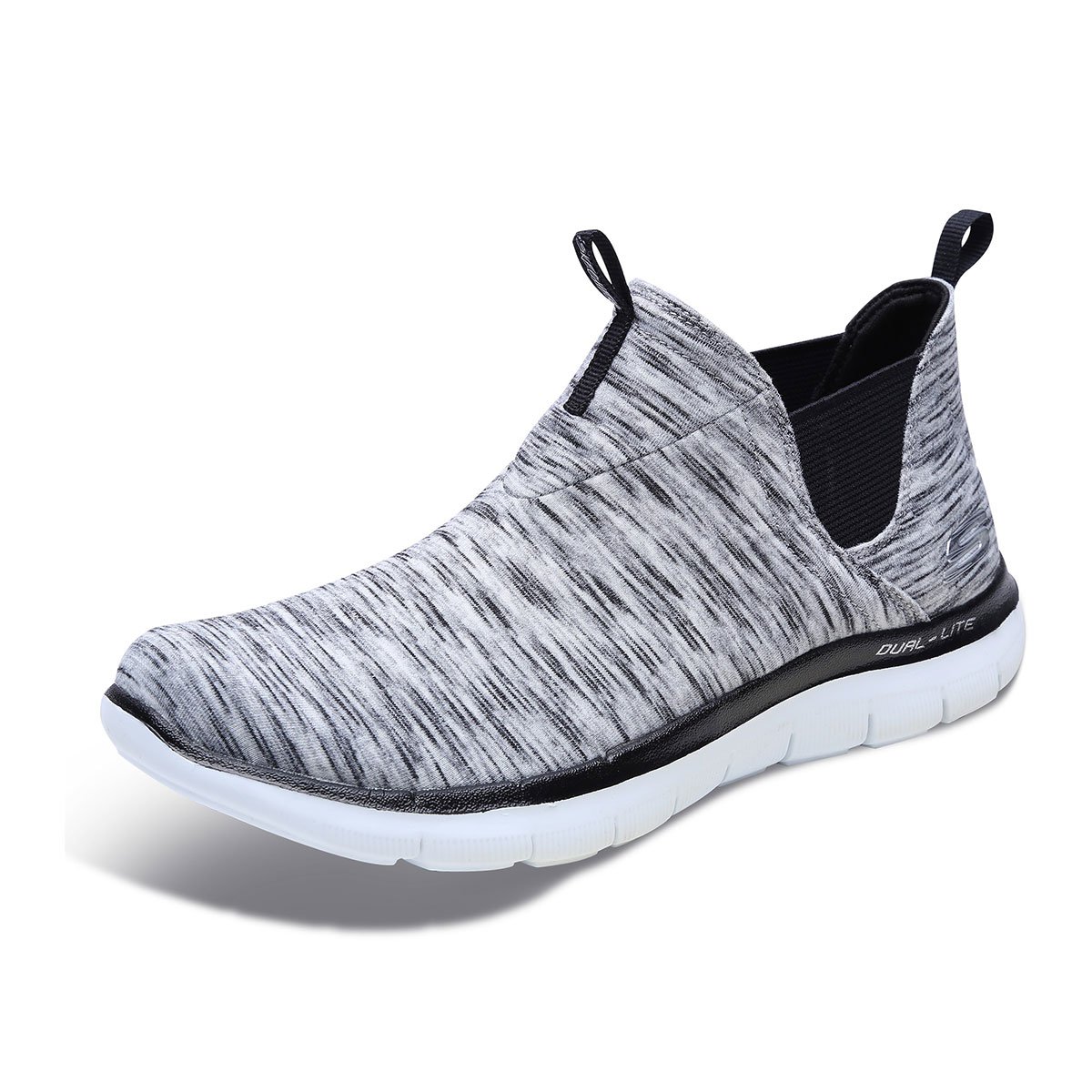 唯品会 斯凯奇skechers斯凯奇女鞋时尚一脚套休闲靴 弹力布高帮运动鞋