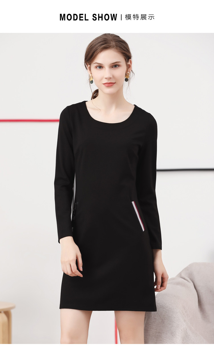 品质秋冬 茜蒙诗smuses女装专场 smuses茜蒙诗休闲侧口袋拉链装饰中