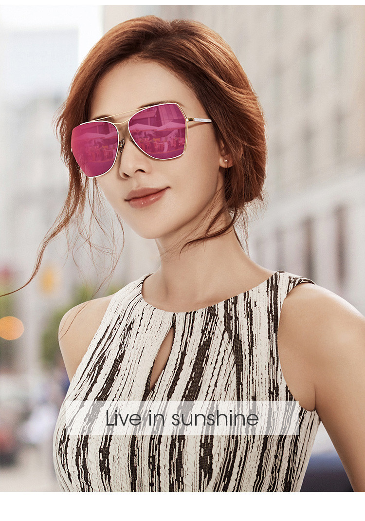 防晒款海伦凯勒眼镜林志玲设计款彩膜镜片时尚墨镜情侣款偏光太阳镜h8