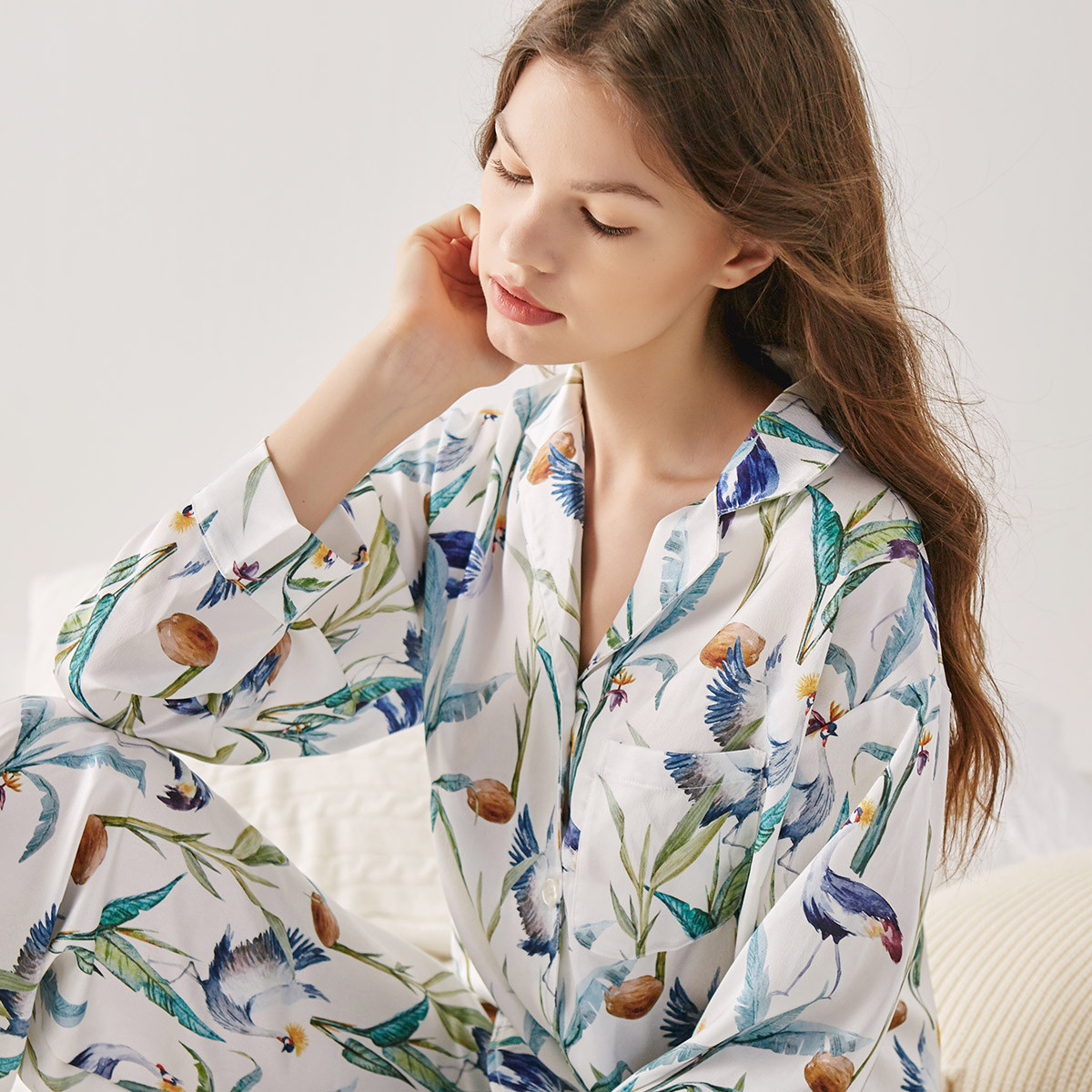 【女士睡衣家居服】歌瑞尔睡衣/家居服女款长袖宽松女冬睡衣睡裤