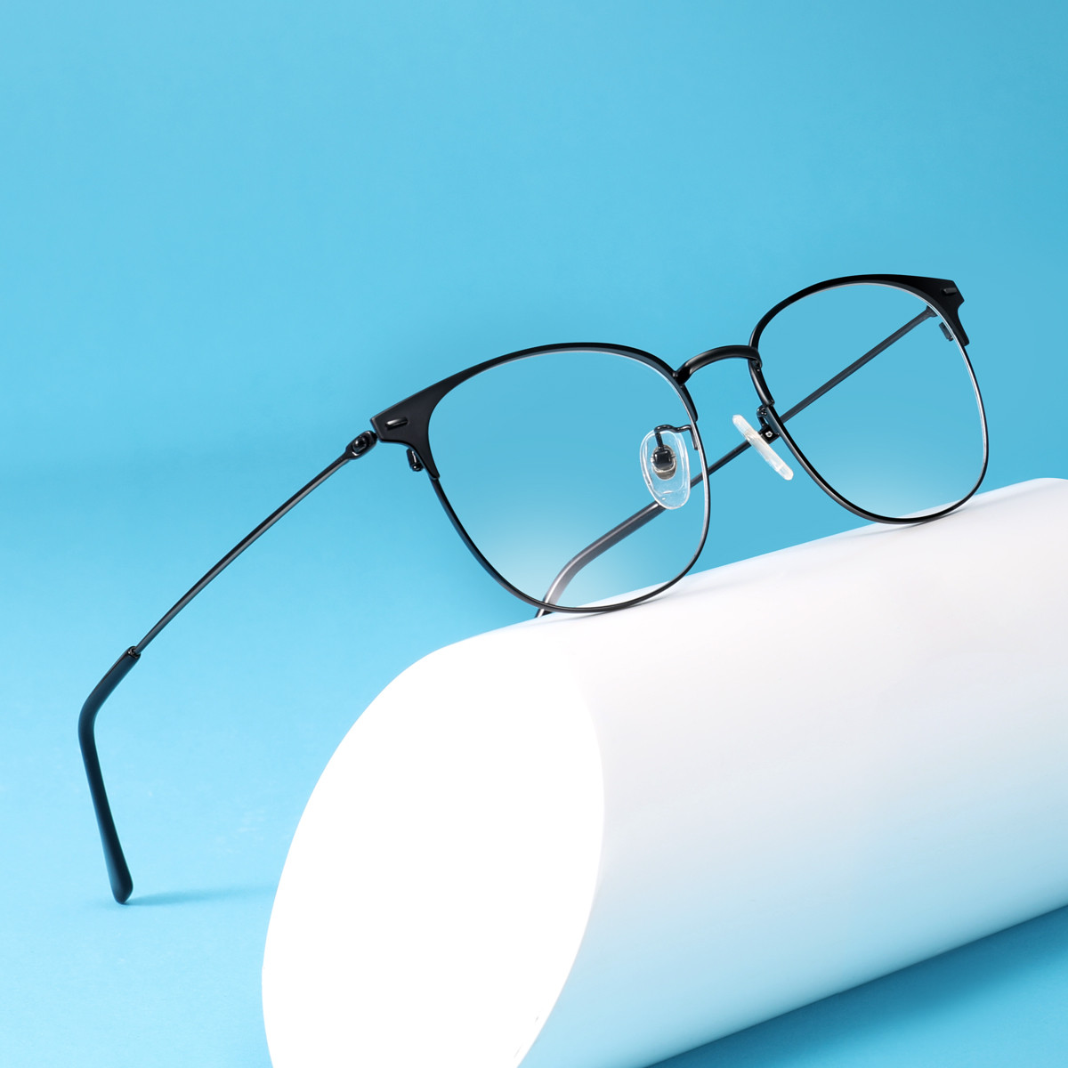 帕森 新品金属大框时尚眼镜架男 复古文艺眼镜框女 近视眼镜框