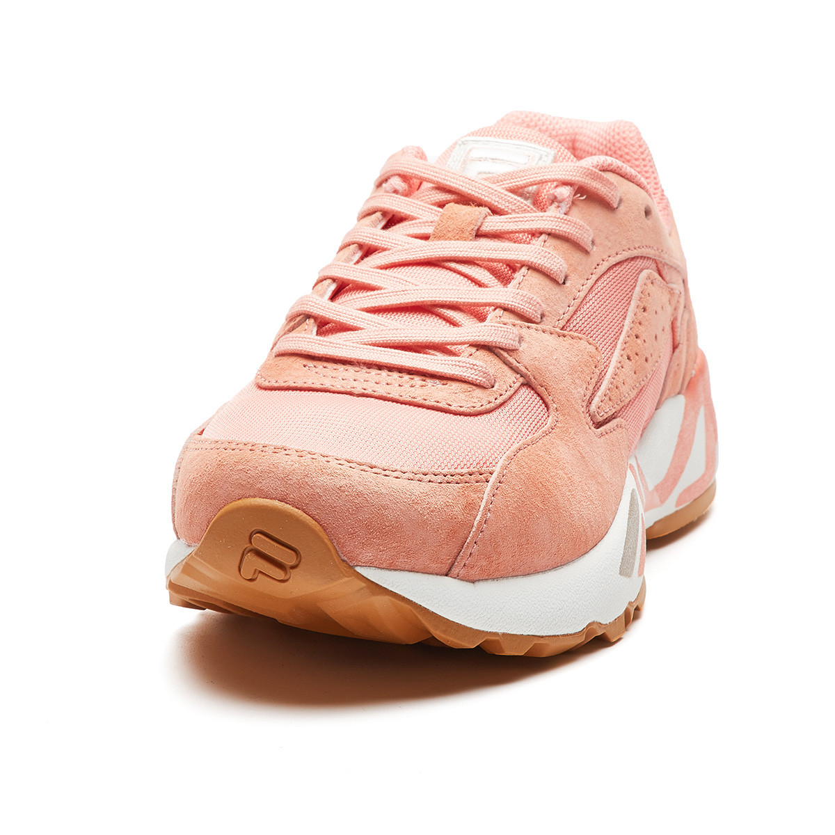 斐乐fusion潮牌系列 女款简约舒适透气耐磨运动复古跑鞋老爹鞋