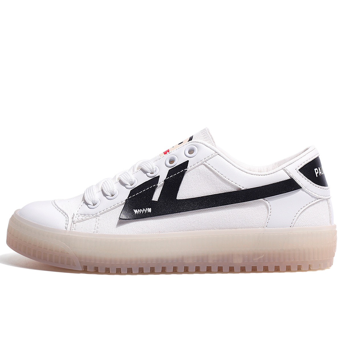 回力大嘴猴联名款offwhite帆布鞋ow爆改女款运动休闲鞋