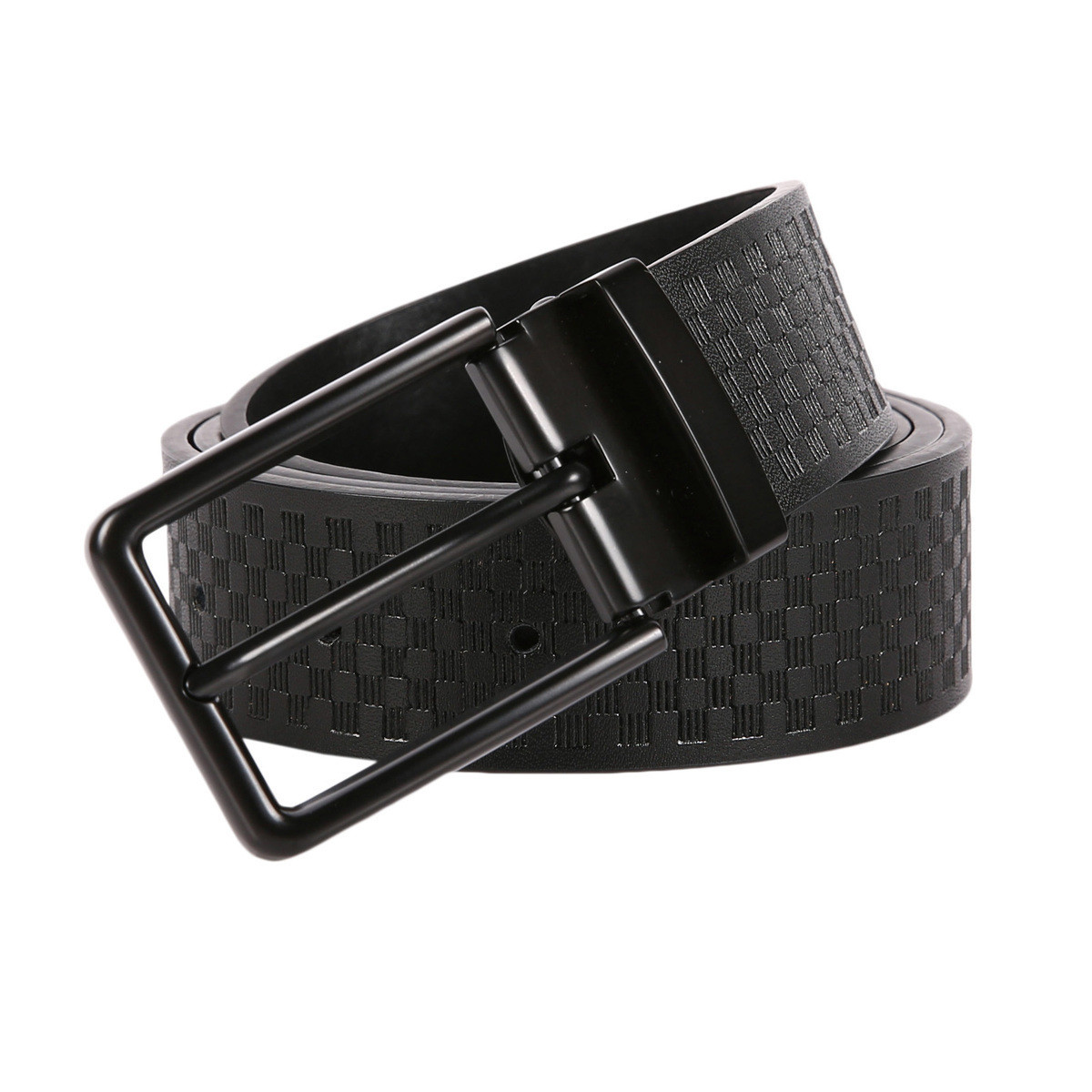 真维斯 男士真皮单针扣腰带