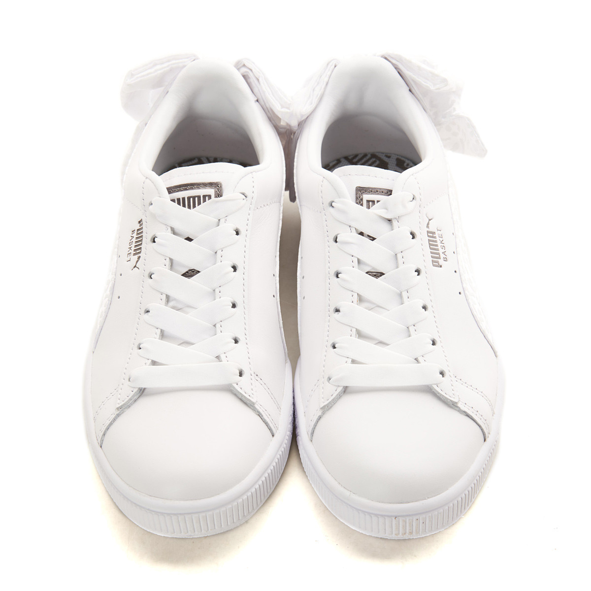 puma basket蝴蝶结 女款休闲鞋板鞋小白鞋女鞋女款运动休闲鞋 白色 3