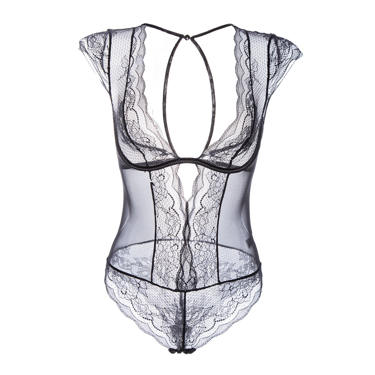 【情趣连体衣】小胸情趣内衣性感透视装欧美宫廷蕾丝连体衣