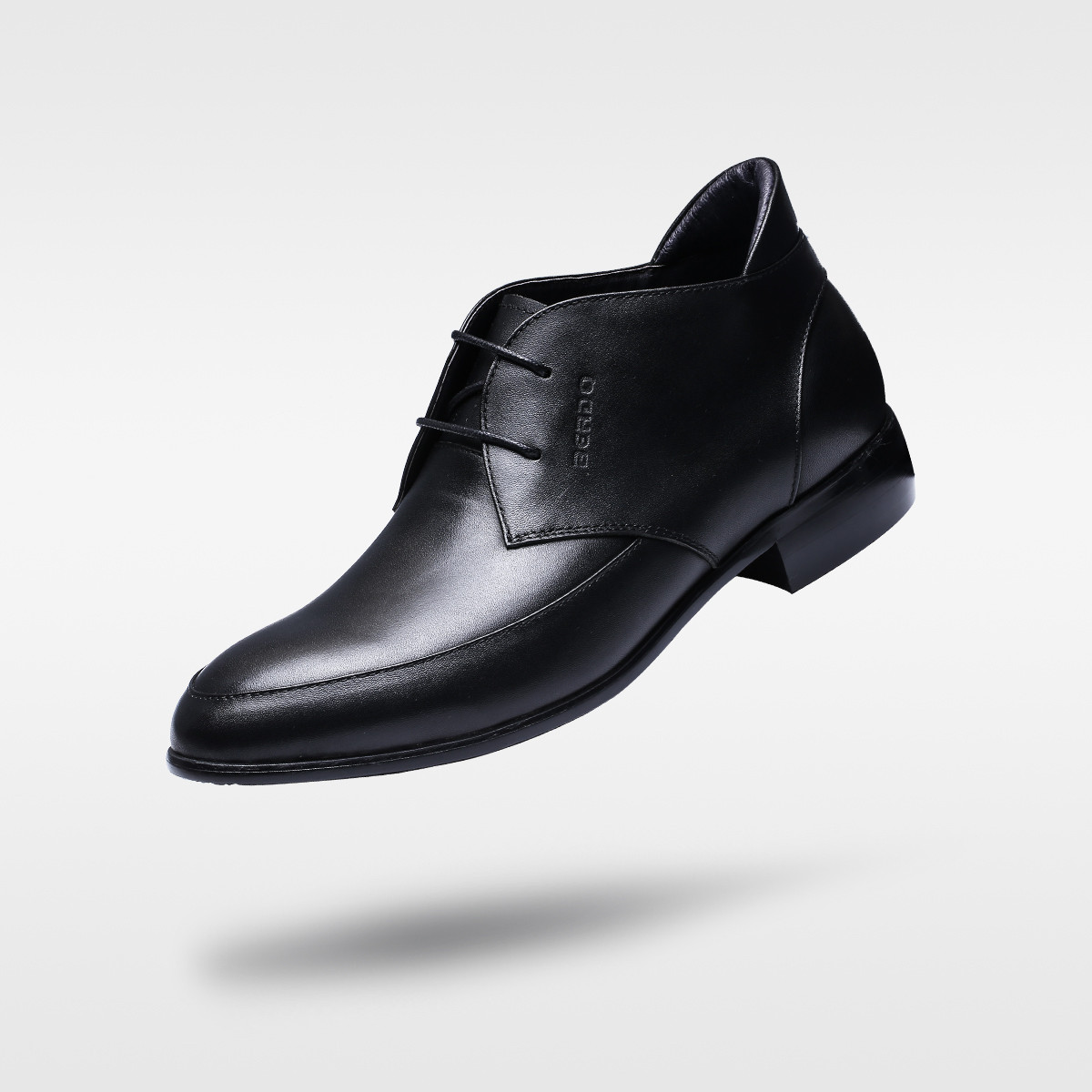 秋冬新款 牛皮英伦风低跟商务皮鞋 男马丁靴 高帮男靴 男鞋