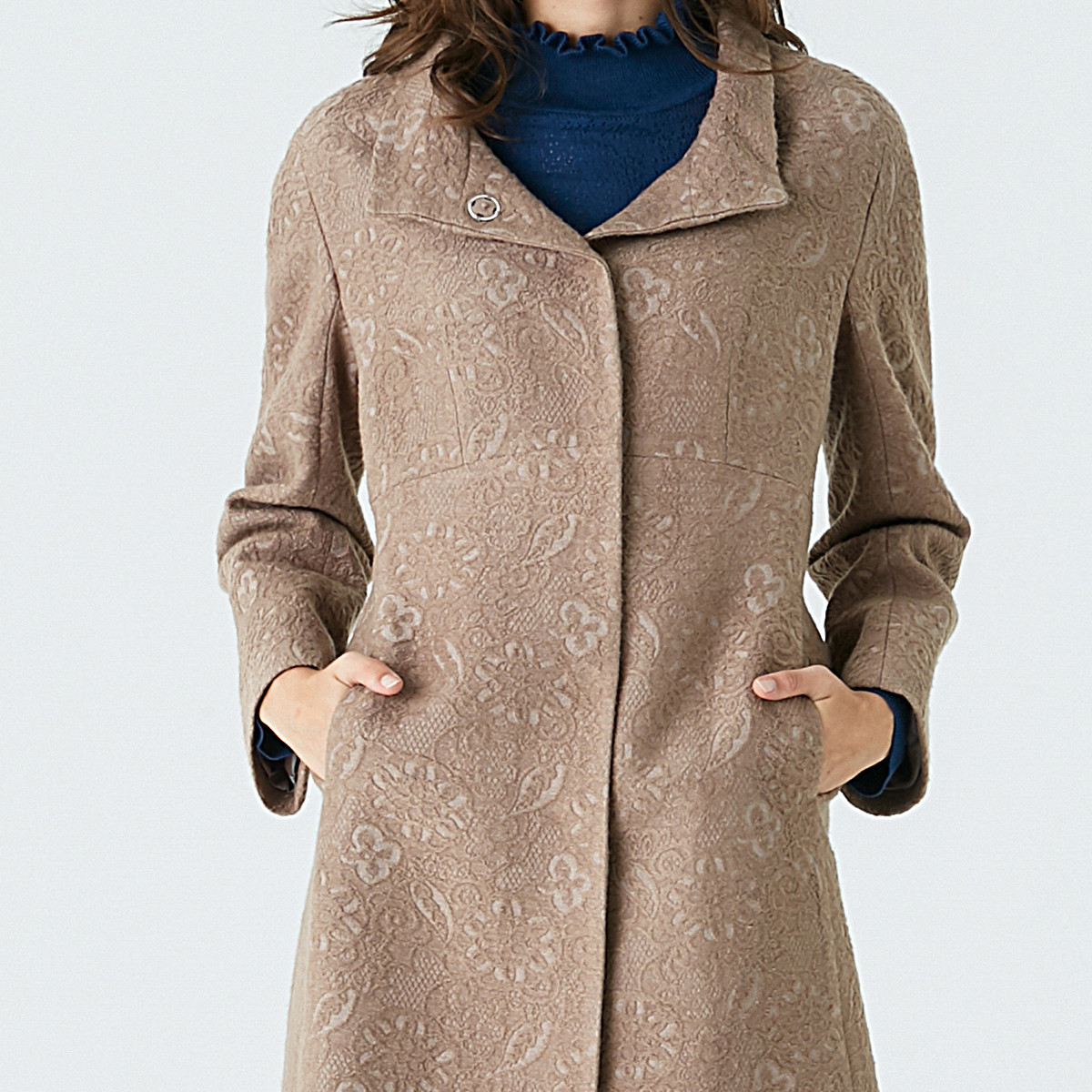 meiermei/玫而美时尚经典短大衣