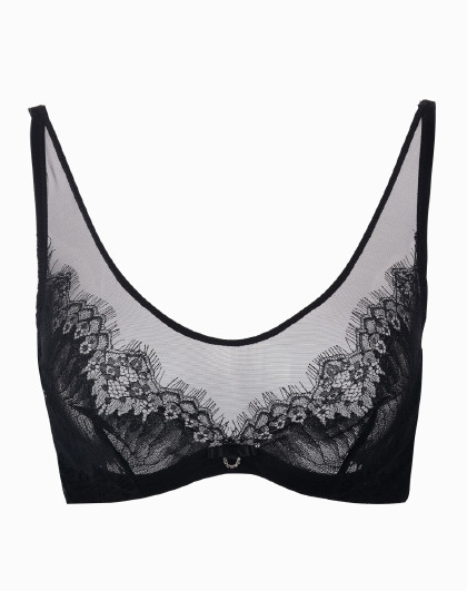 侧收性感轻薄舒适透气单层薄纱超薄杯文胸内衣