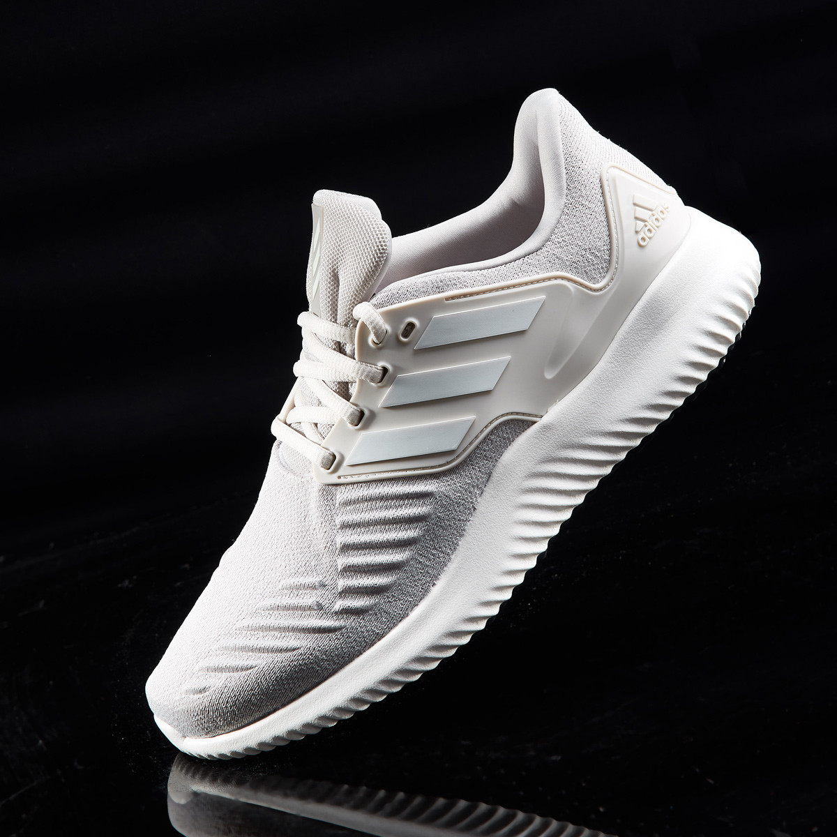 阿迪达斯adidas alphabounce 男女款跑步鞋运动鞋椰子鞋 灰色/白色