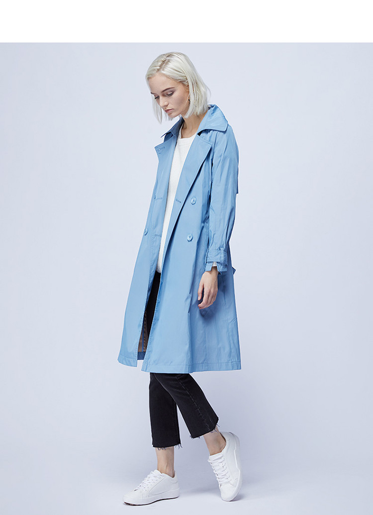 azona阿桑娜春秋新款时尚个性休闲潮流风衣外套