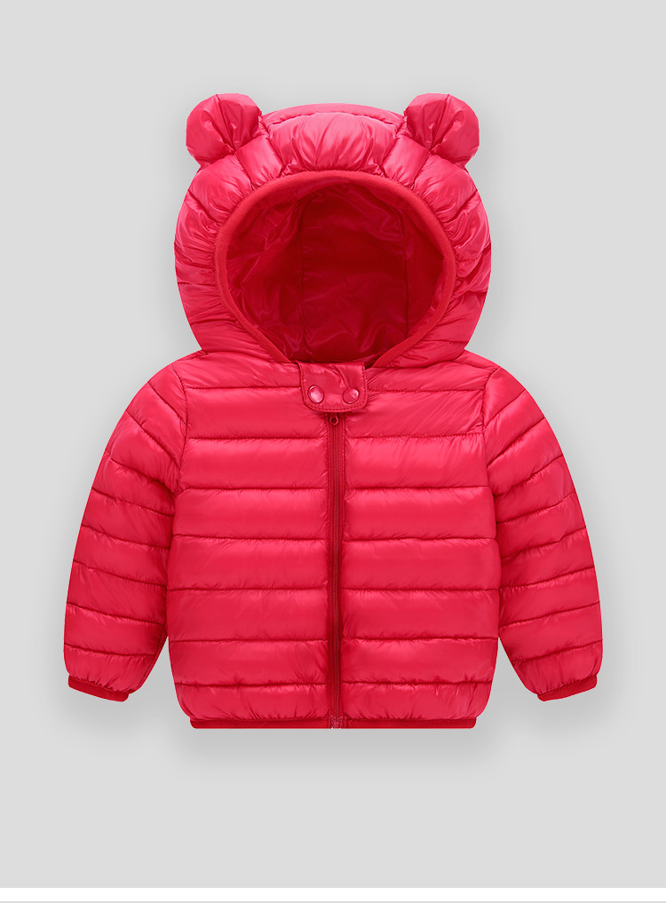 冬季爆款男童装宝宝独特舒适保暖小耳朵潮萌棉服儿童连帽外穿棉衣