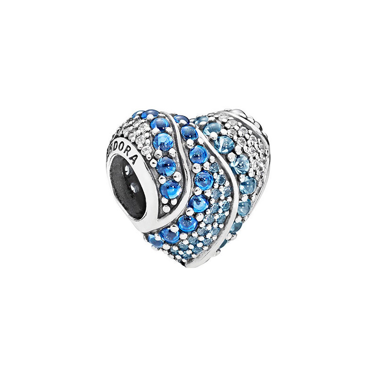 潘多拉 经典海洋之心系列 爱心心形示爱串饰 女士礼物