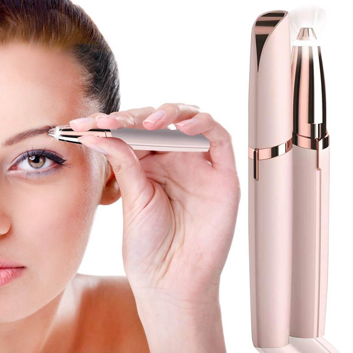 女士电动剃毛器脱毛器眉毛修剪器修眉器光感式去毛器