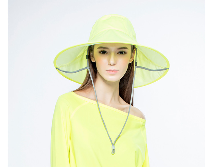 遮阳圆筒帽 防晒帽 渔夫帽 美肤防紫外线