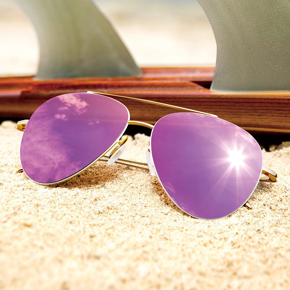 防晒款海伦凯勒眼镜男女款时尚潮流大框墨镜粉色镜片偏光太阳镜h8630