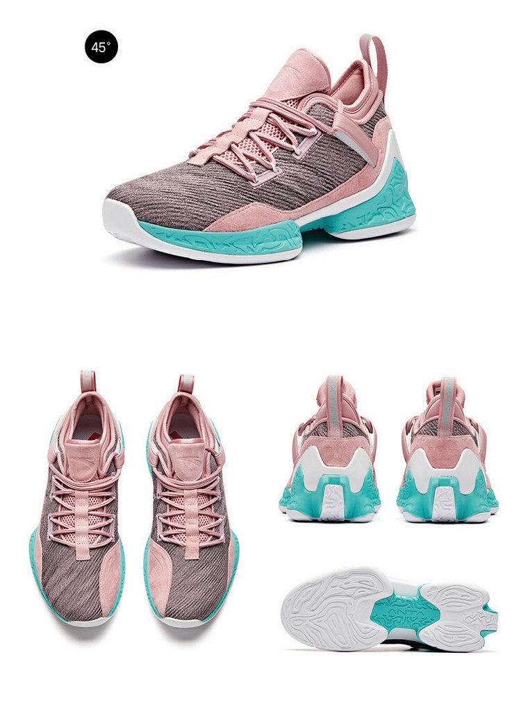 安踏新款舒适耐磨减震潮流实战男款篮球鞋国潮运动鞋