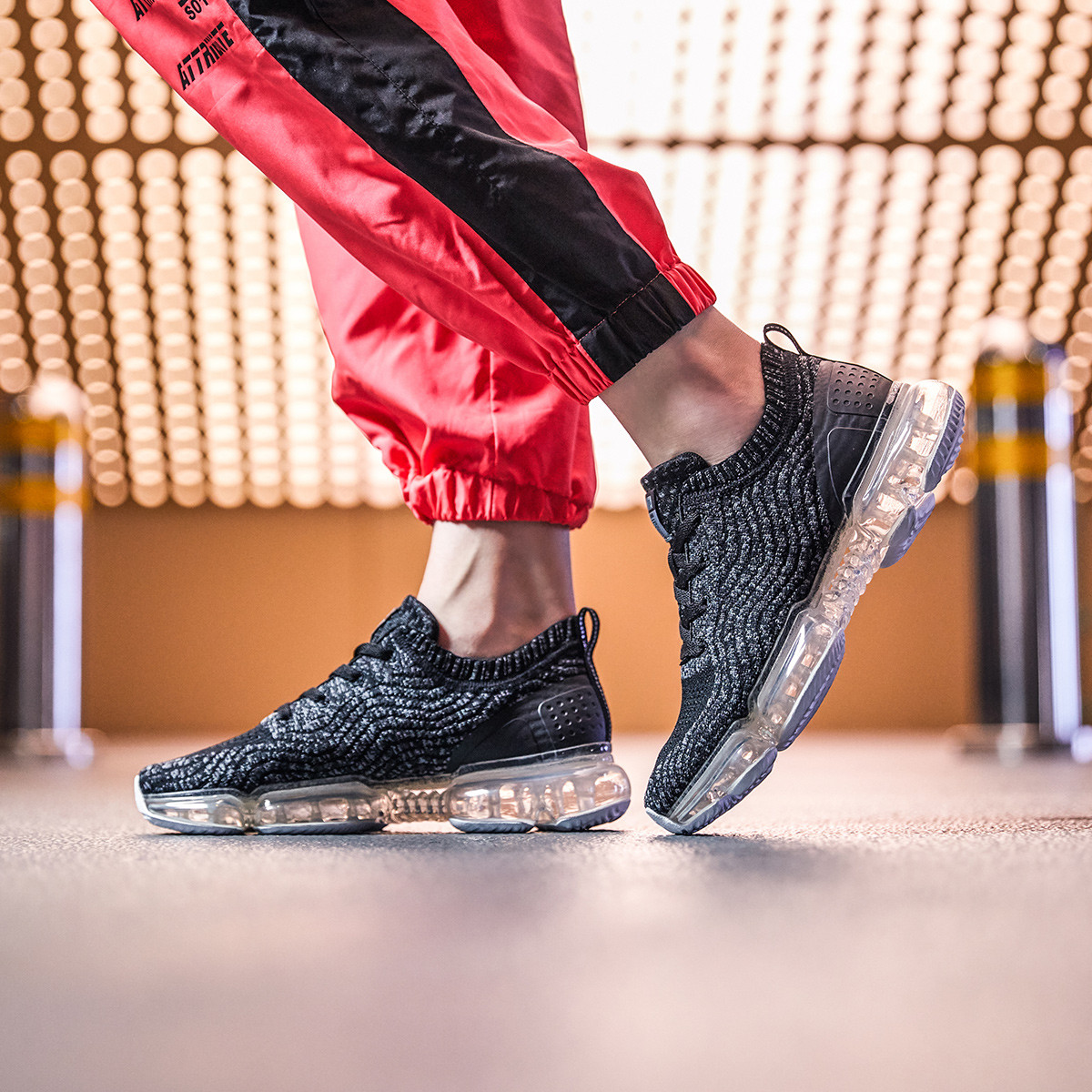 安踏新品女鞋跑鞋nasa系列seeed零界60th纪念款全掌气垫运动鞋