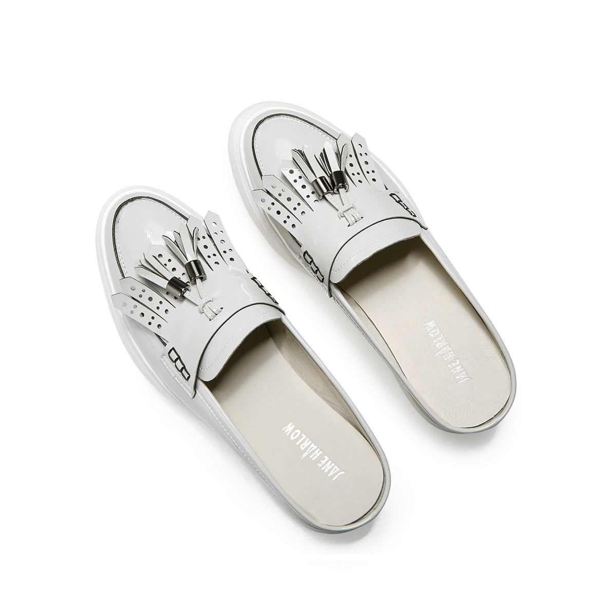 2019春夏新品流苏饰闪闪惹人爱时尚穆勒拖懒人半拖鞋