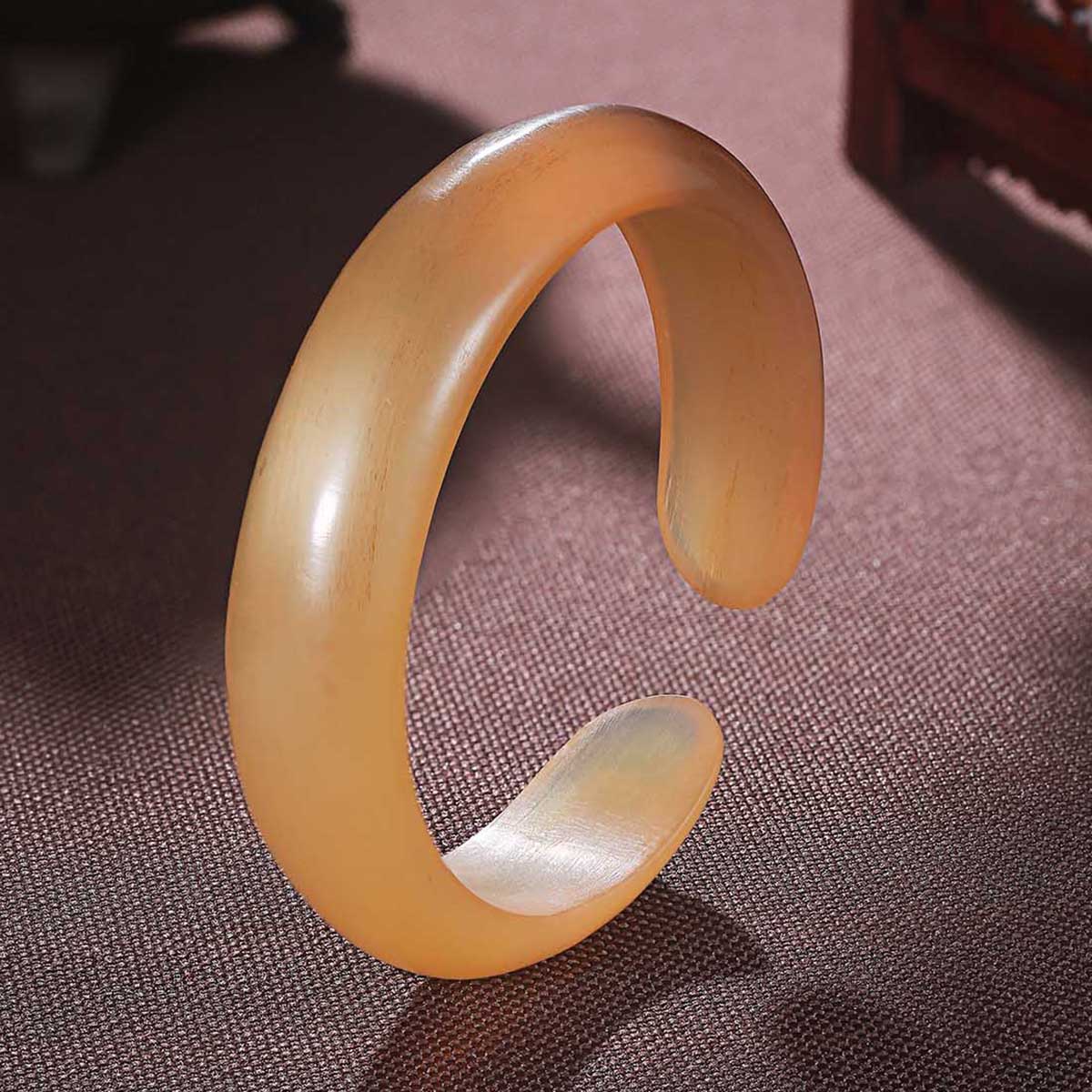 藏式羊角手镯女士手镯