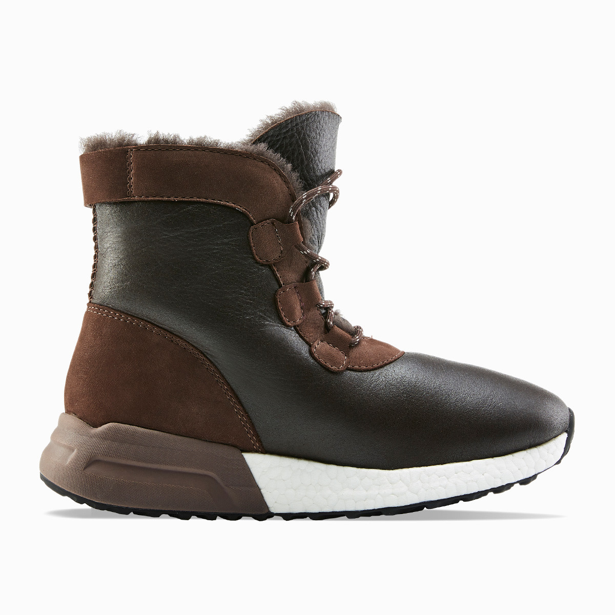 cozy steps冬季新品爆米花保暖短筒羊皮毛一体雪地靴女