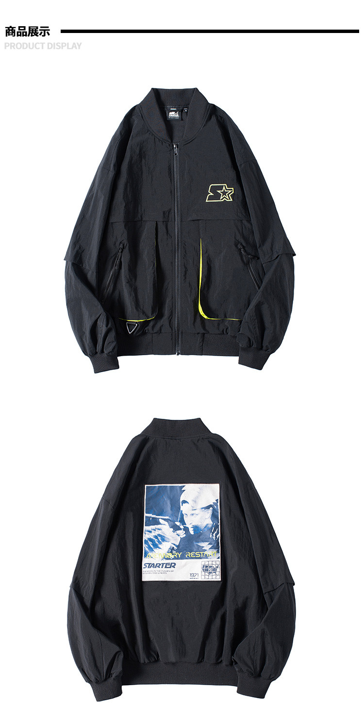 美国高端starter潮牌男式棒球夹克