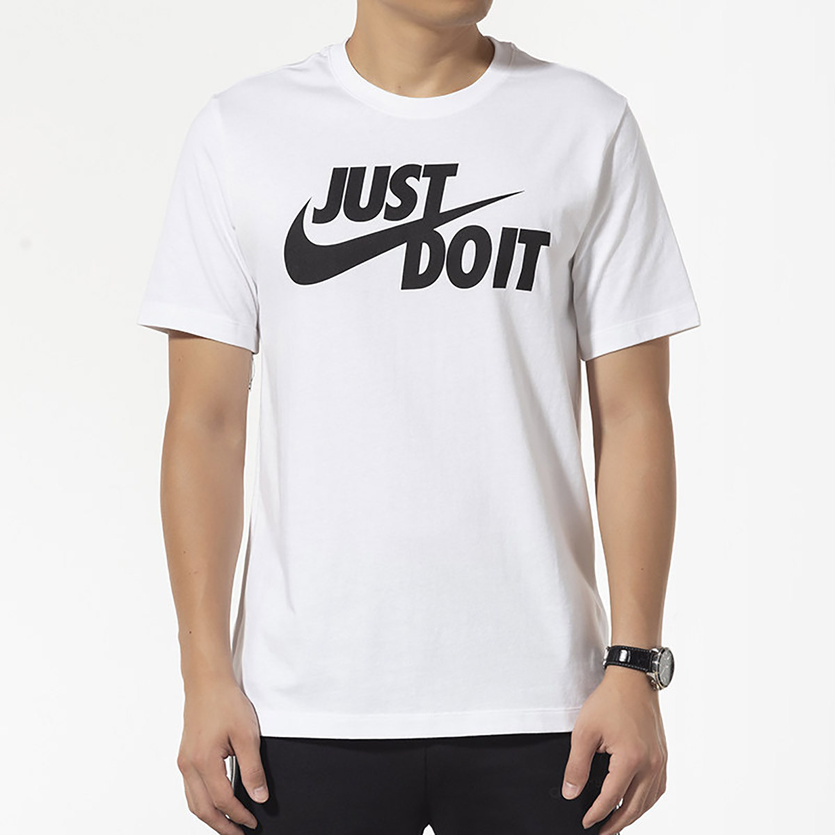 短袖t恤男装新款运动休闲针织透气跑步训练圆领上衣