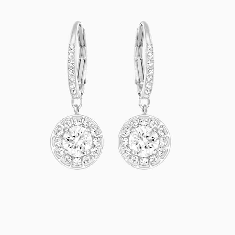 施华洛世奇 年中钜献 ATTRACT系列 大气百搭穿孔耳环