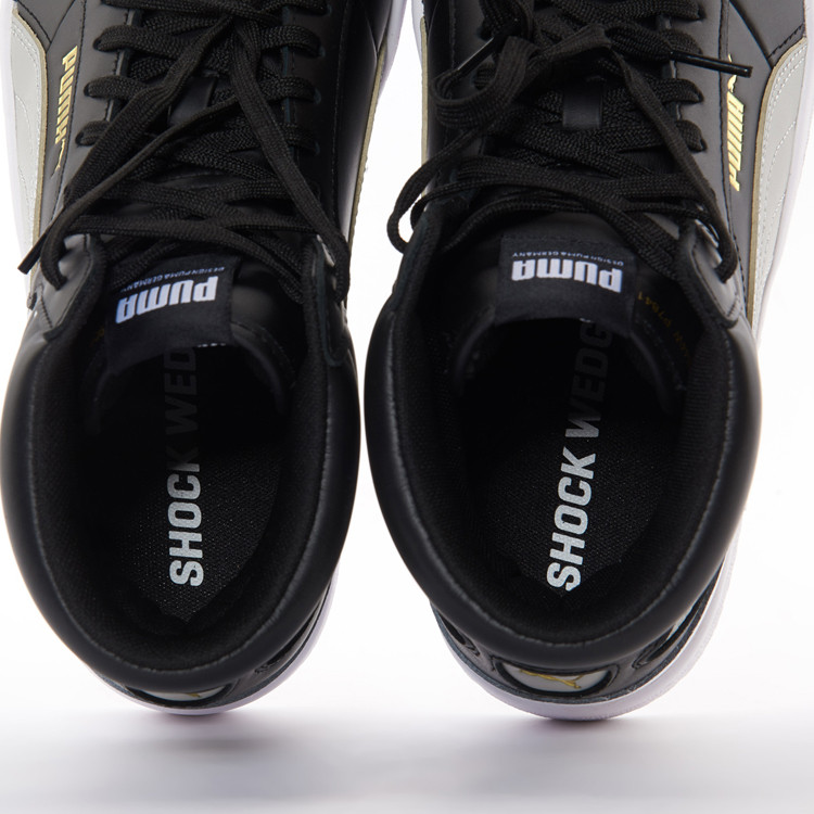 ralph sampson mid联名款 运动休闲鞋高帮板鞋小黑鞋