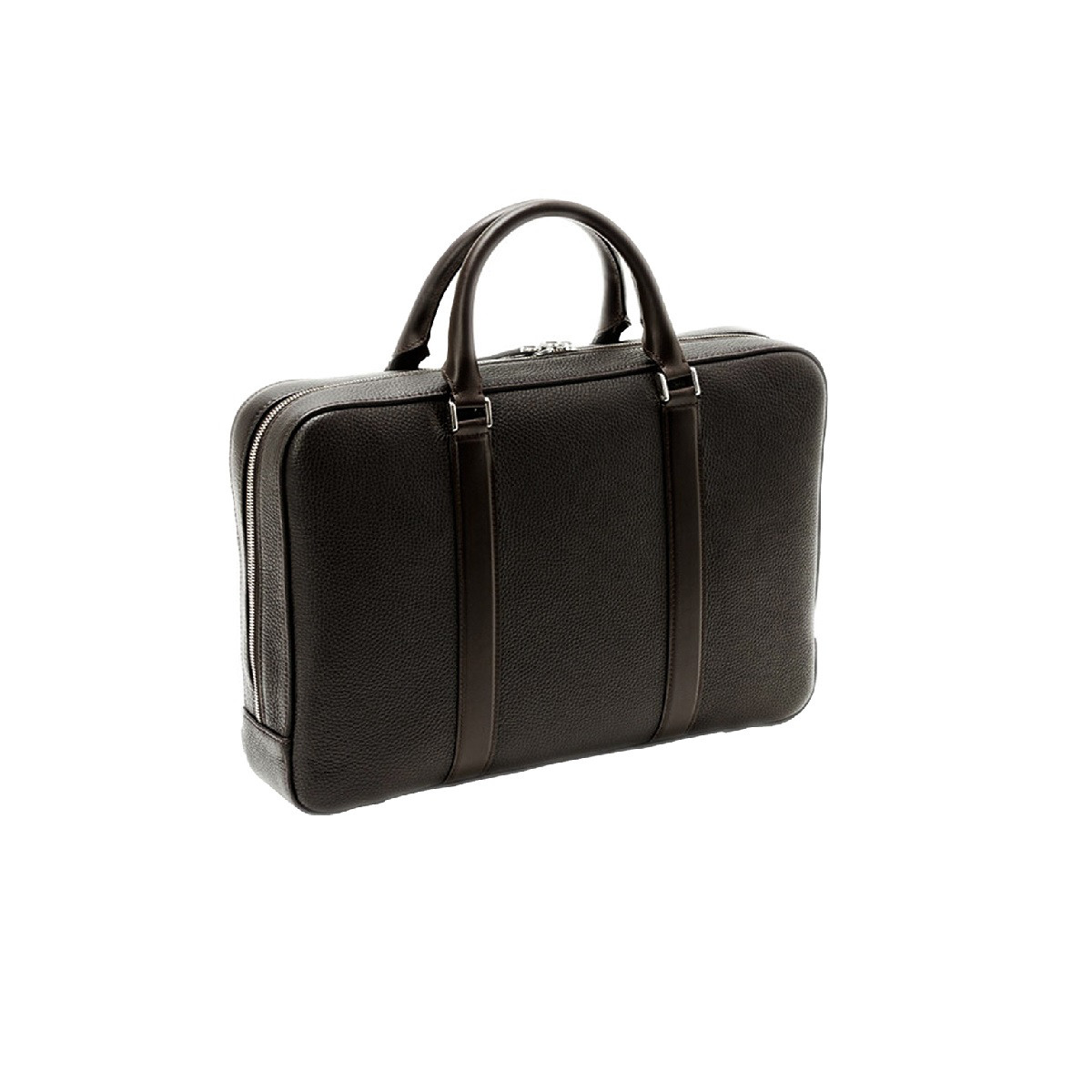 万宝龙 复古深棕箱形简约男士商务公文包mb114452