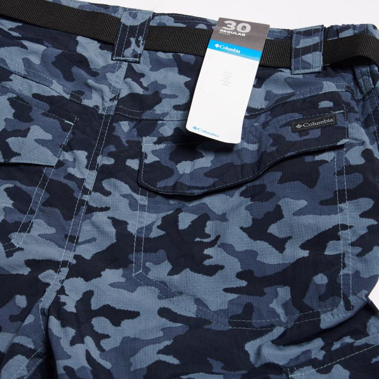 COLUMBIA 轻薄迷彩透气短裤防紫外线工装五分裤 男子户外运动短裤