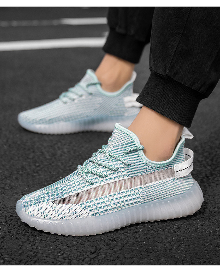 椰子鞋男夏季透气男鞋2021新款青少年网面运动休闲鞋子男潮鞋