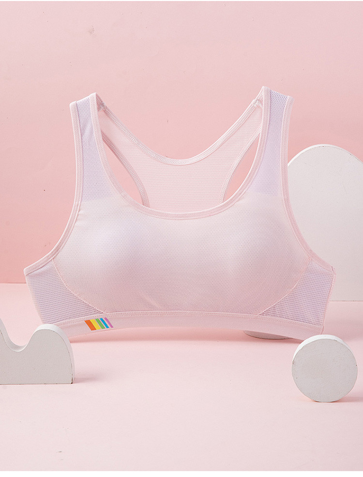 【16-18岁发育期】女童内衣网眼三阶段文胸防凸点少女文胸