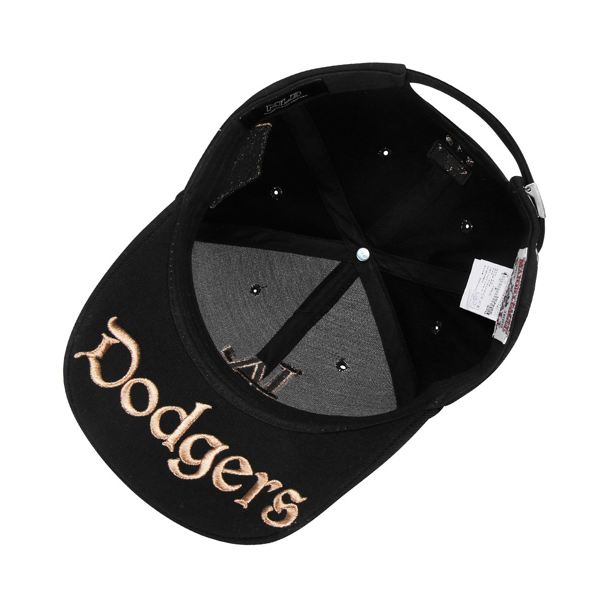 mlb 道奇队la大标钻石侧标棒球帽男女帽子可调节