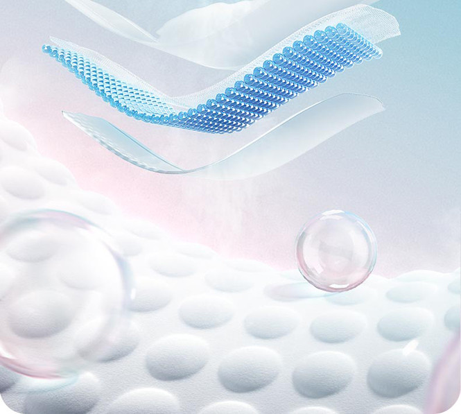 舒莱悬浮芯透气防侧漏日用夜用组合卫生巾女整箱姨妈巾8包80片