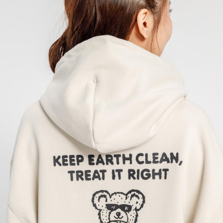 VANS 加绒加厚 男女款棉质保暖舒适时尚印图长袖连帽卫衣