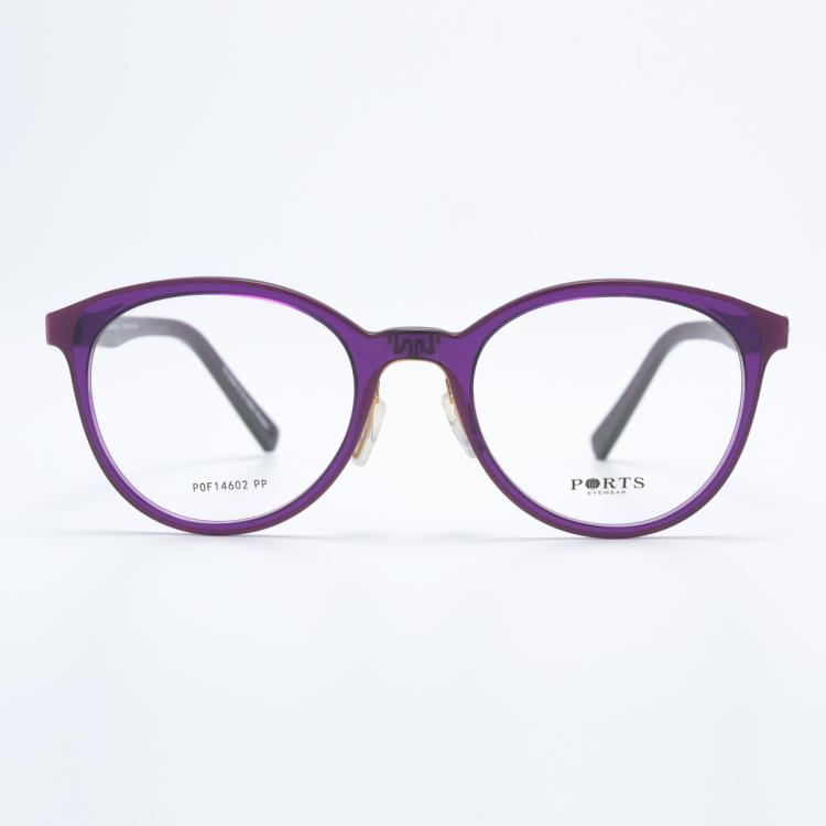 Ports 1961 Ports宝姿眼镜女款光学架时尚百搭tr全框眼镜架日常时尚 In Purple