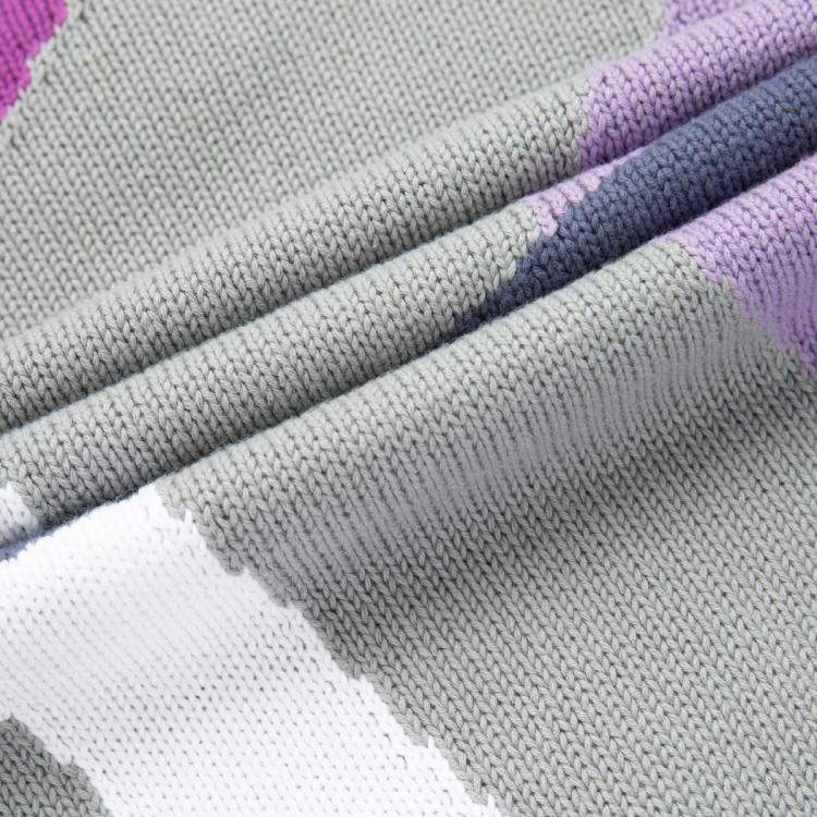 EMPORIO ARMANI EMPORIO ARMANI 阿玛尼女式简约撞色条纹针织衫