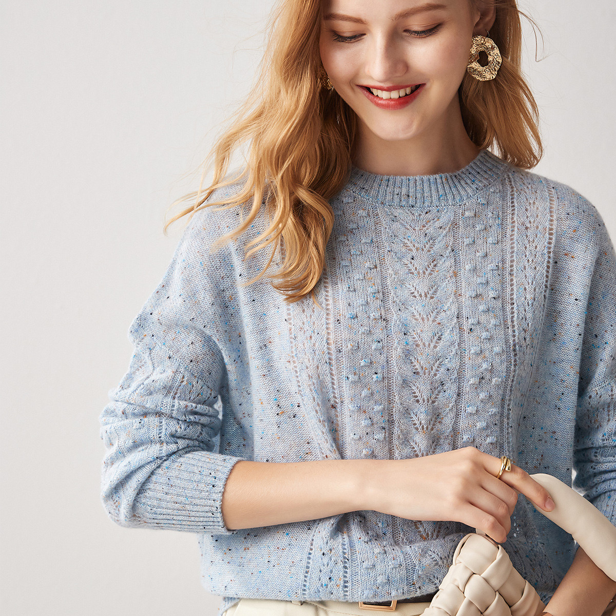 帕罗女士羊绒衫怎么样 非常雅致,手感茸茸的很柔和,帕._什么值得买