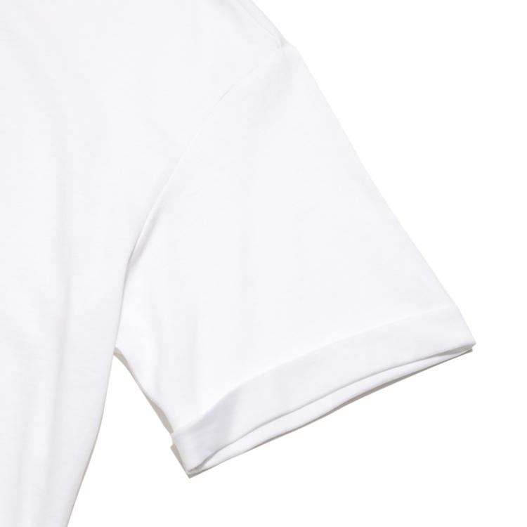 Armani Exchange 女士时髦俏皮休闲撞色短袖t恤 In White