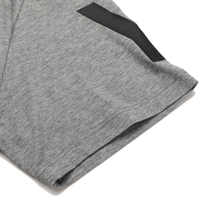 Armani Exchange 男士经典休闲印花logo纯棉短袖t恤 In Gray